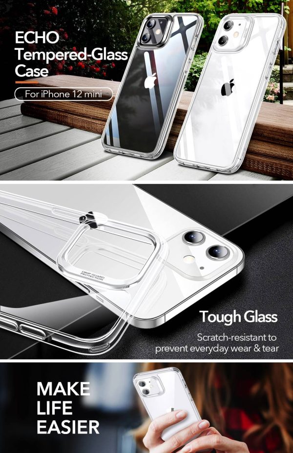 Apple iPhone 12 mini Ice Shield Echo Tempered Glass Case by ESR - Clear - Image 10
