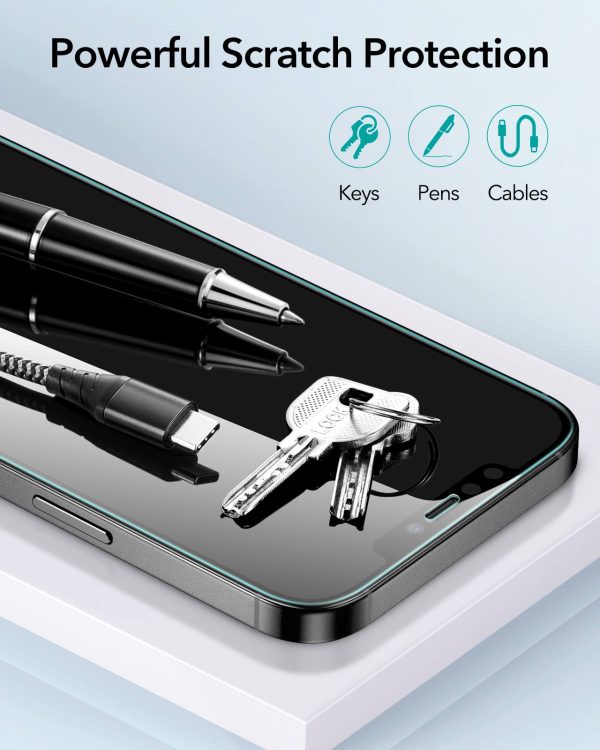 Apple iPhone 12 mini Screen Shield Glass Protector 2 PACK with Easy Installation Frame by ESR - Image 5