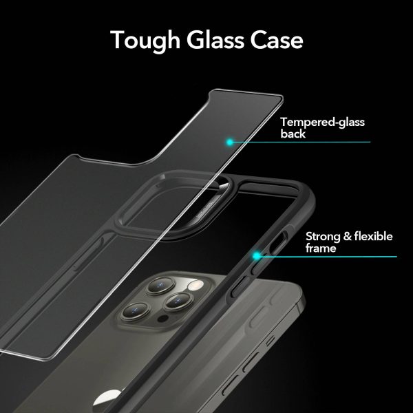 Apple iPhone 12 Pro Max Ice Shield Echo Tempered Glass Case by ESR - Black - Image 9