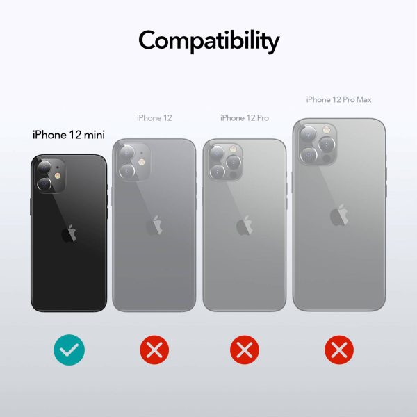 Apple iPhone 12 mini Air Armor Rugged TPU Case - Translucent Black - Image 8