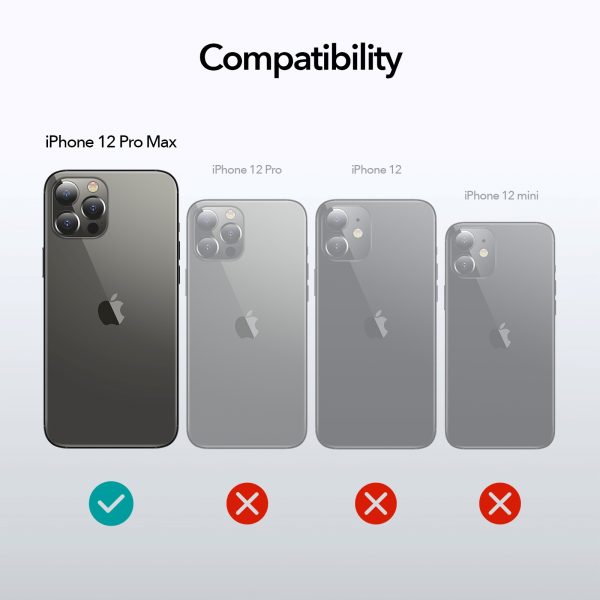 Apple iPhone 12 Pro Max Air Armor Rugged TPU Case - Translucent Black - Image 8