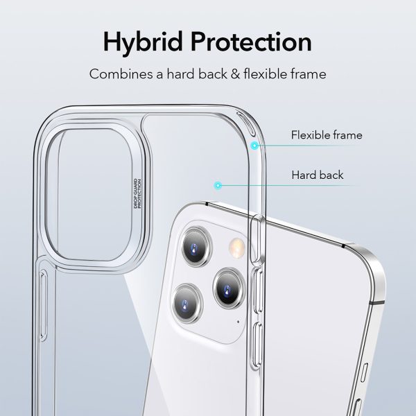 Apple iPhone 12 / iPhone 12 Pro Classic Hybrid Case by ESR - Clear - Image 11