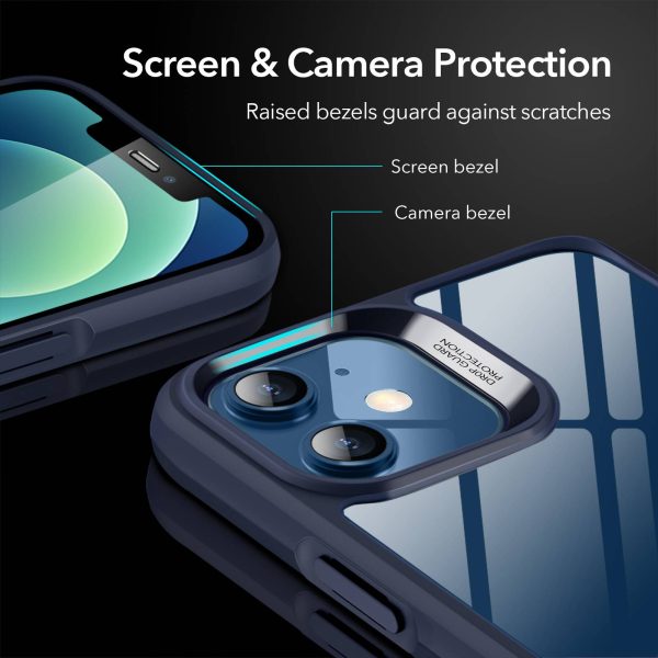 KF3 Apple iPhone 12 mini Ice Shield Echo Tempered Glass Case by ESR - Blue - Image 7