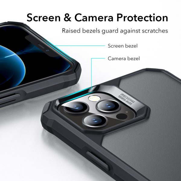 Apple iPhone 12 Pro Max Air Armor Rugged TPU Case - Translucent Black - Image 7