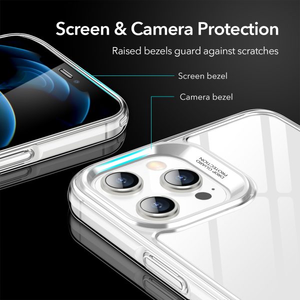 Apple iPhone 12 / iPhone 12 Pro Ice Shield Echo Tempered Glass Case by ESR - Clear - Image 2
