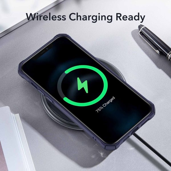 Apple iPhone 12 Pro Max Air Armor Rugged TPU Case - Blue - Image 6