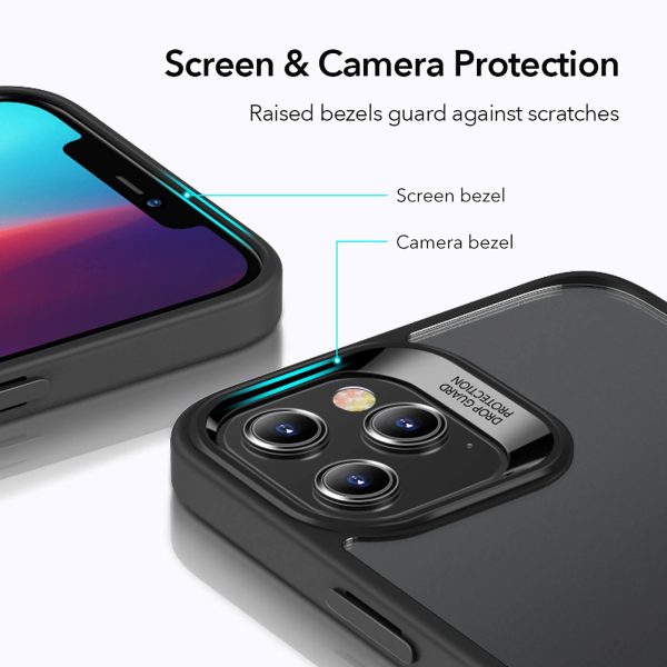 KF4 Apple iPhone 12 Pro Max Classic Hybrid Case by ESR - Translucent Black - Image 6