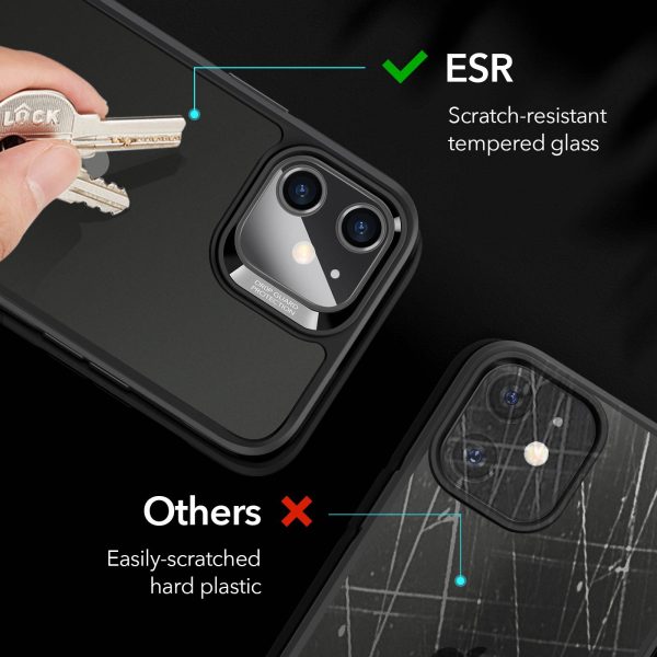 KF4黑色2 Apple iPhone 12 mini Ice Shield Echo Tempered Glass Case by ESR - Black - Image 6