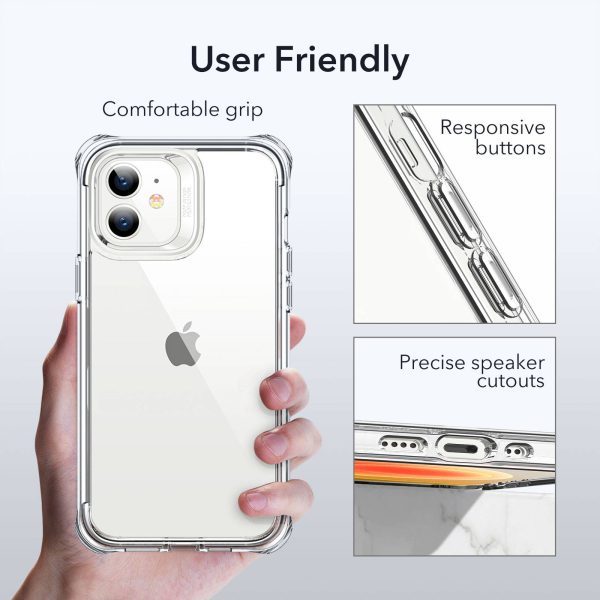 KF5 Apple iPhone 12 mini Alliance Tough Case with 2 Tempered Glass by ESR - Clear - Image 10