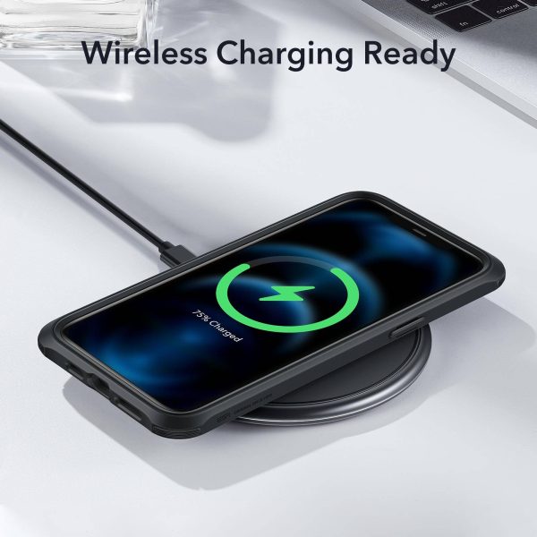 Apple iPhone 12 Pro Max Alliance Tough Case with 2 Tempered Glass by ESR - Black - Image 7