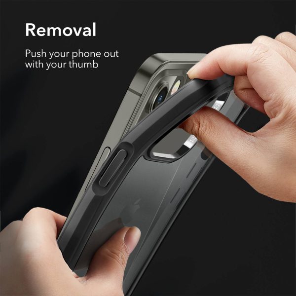 Apple iPhone 12 Pro Max Ice Shield Echo Tempered Glass Case by ESR - Black - Image 4