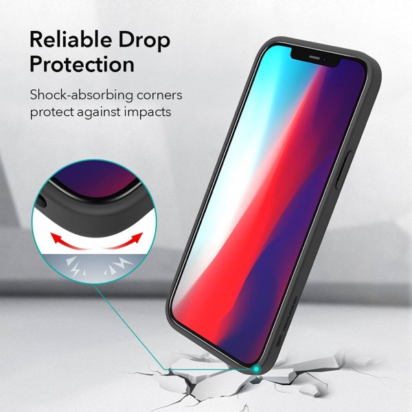 KF6 Apple iPhone 12 Pro Max Classic Hybrid Case by ESR - Translucent Black - Image 4