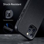 Apple iPhone 12 Pro Max Metro Premium Real Leather Case by ESR - Black - Image 7