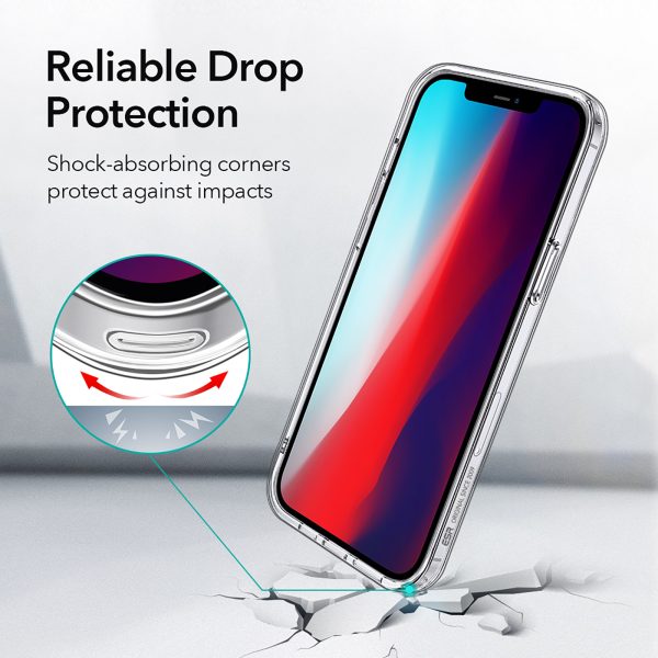 Apple iPhone 12 / iPhone 12 Pro Classic Hybrid Case by ESR - Clear - Image 7