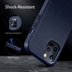 Apple iPhone 12 Pro Max Metro Premium Real Leather Case by ESR - Blue - Image 8