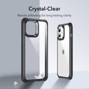 Apple iPhone 12 mini Alliance Tough Case with 2 Tempered Glass by ESR - Black - Image 7