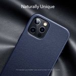 Apple iPhone 12 Pro Max Metro Premium Real Leather Case by ESR - Blue - Image 7