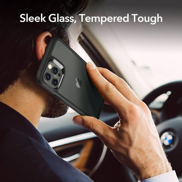 Apple iPhone 12 Pro Max Ice Shield Echo Tempered Glass Case by ESR - Black - Image 2