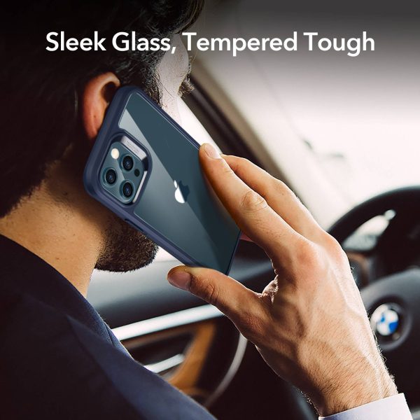 Apple iPhone 12 Pro Max Ice Shield Echo Tempered Glass Case by ESR - Blue - Image 2