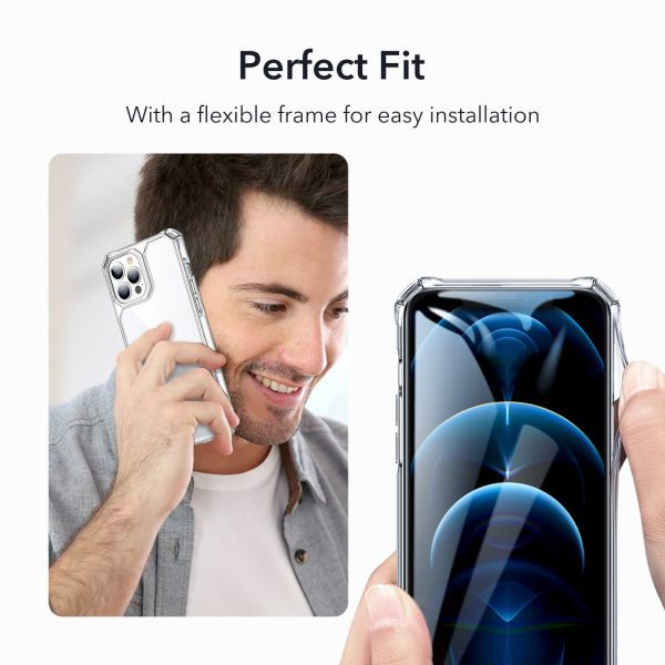 Apple iPhone 12 Pro Max Air Armor Rugged TPU Case - Clear - Image 2