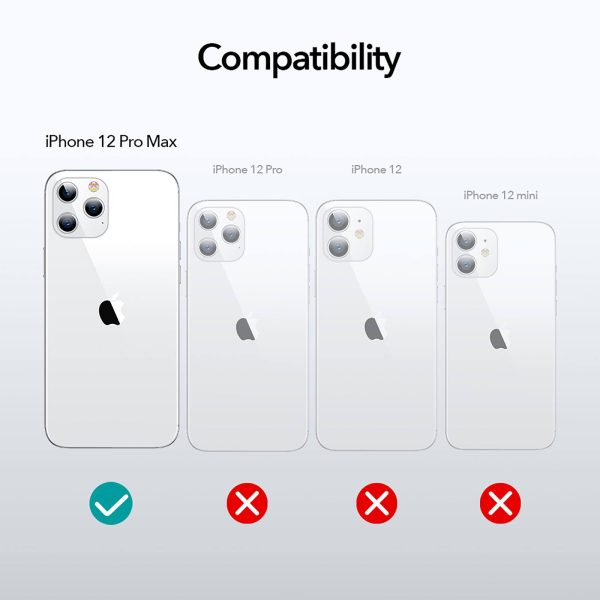 Apple iPhone 12 Pro Max  Crystal Hybrid & 2 Protector Set by ESR - Clear - Image 2