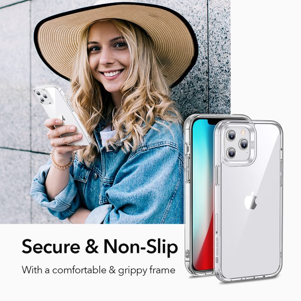 Apple iPhone 12 / iPhone 12 Pro Classic Hybrid Case by ESR - Clear - Image 9