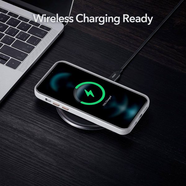 KF8-pro Apple iPhone 12 Pro Max Metro Premium Real Leather Case by ESR - White - Image 7