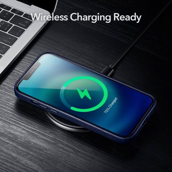 Apple iPhone 12 mini Metro Premium Real Leather Case by ESR - Black - Image 5