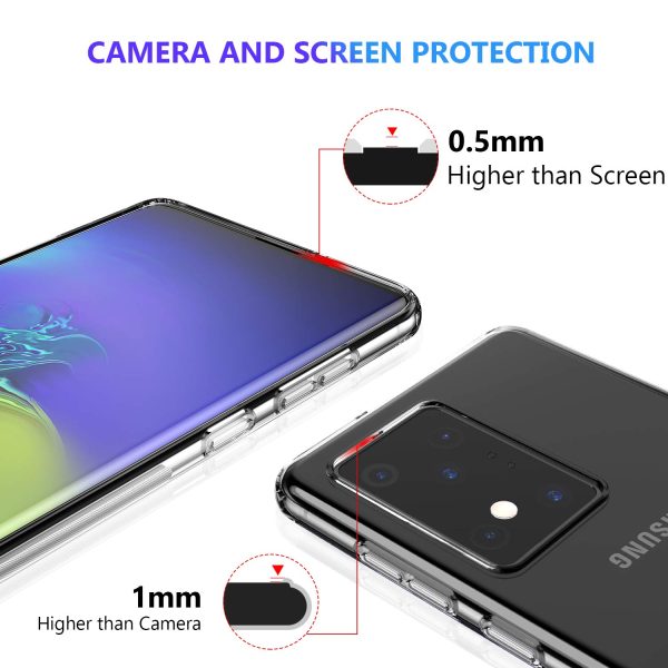 Galaxy S20 Ultra TPU Water Jacket Silicon Case by X Fitted - Transparent - Image 5