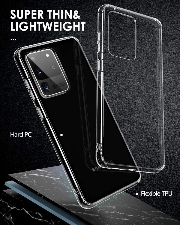 Galaxy S20 Ultra TPU Water Jacket Silicon Case by X Fitted - Transparent - Image 7