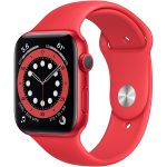 Apple Watch 6 - GPS, 44mm - (Product) RED - Aluminum Case with (Product) RED﻿ - Sport Band