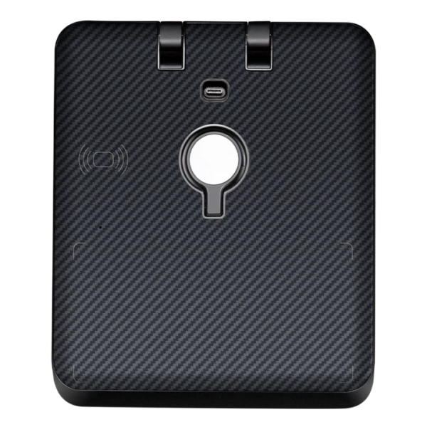 Air Omni Lite 6 in 1 Wireless Charger with 18W Fast Charging Ports, Position Free Charging, Apple Watch Mount compatible with Travel Pouch by PITAKA - Aramid Black - Image 6