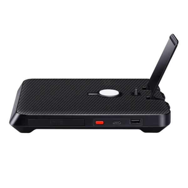 Air Omni Lite 6 in 1 Wireless Charger with 18W Fast Charging Ports, Position Free Charging, Apple Watch Mount compatible with Travel Pouch by PITAKA - Aramid Black - Image 4