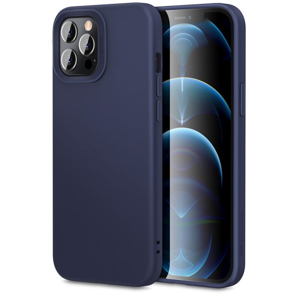 Apple iPhone 12 / iPhone 12 Pro Cloud Super Soft Case by ESR - Midnight Blue - Image 1