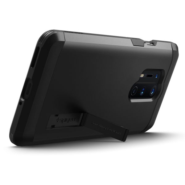 OnePlus 8 Pro Case Tough Armor Black by Spigen ACS00836 - Image 3