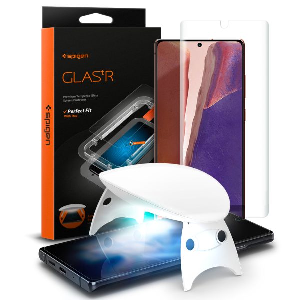 id_note20_glas_tr_platinum_title_01 Galaxy Note 20 Platinum Glass Protector with Guide Tray 2.0 - AGL01452 - Image 1