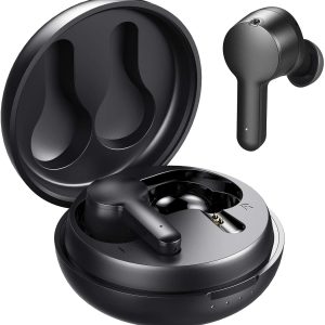 Tribit Flybuds NC Wireless Earbuds with Active Noise Cancellation - BTHA1 - Black