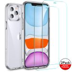 Apple iPhone 12 / iPhone 12 Pro Crystal Hybrid & 2 Protector Set by ESR - Clear