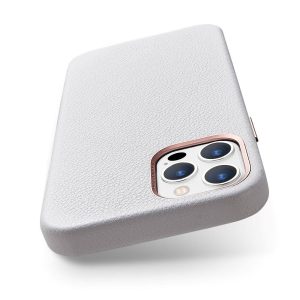Apple iPhone 12 Pro Max Metro Premium Real Leather Case by ESR - White - Image 3