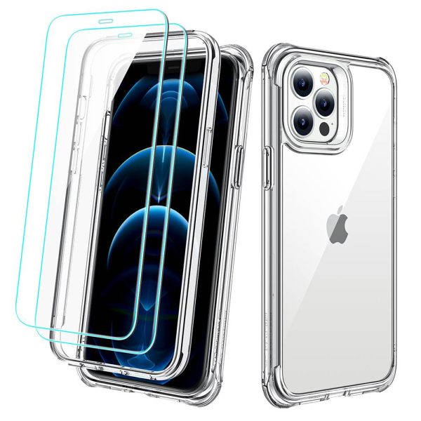 Apple iPhone 12 Pro Max Alliance Tough Case with 2 Tempered Glass by ESR - Clear - Image 6