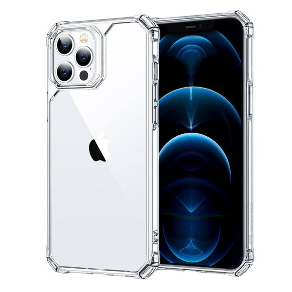 Apple iPhone 12 Pro Max Air Armor Rugged TPU Case - Clear - Image 1