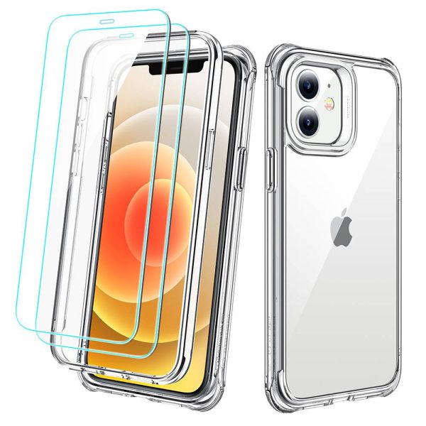 剔透白-主图1 Apple iPhone 12 mini Alliance Tough Case with 2 Tempered Glass by ESR - Clear - Image 6
