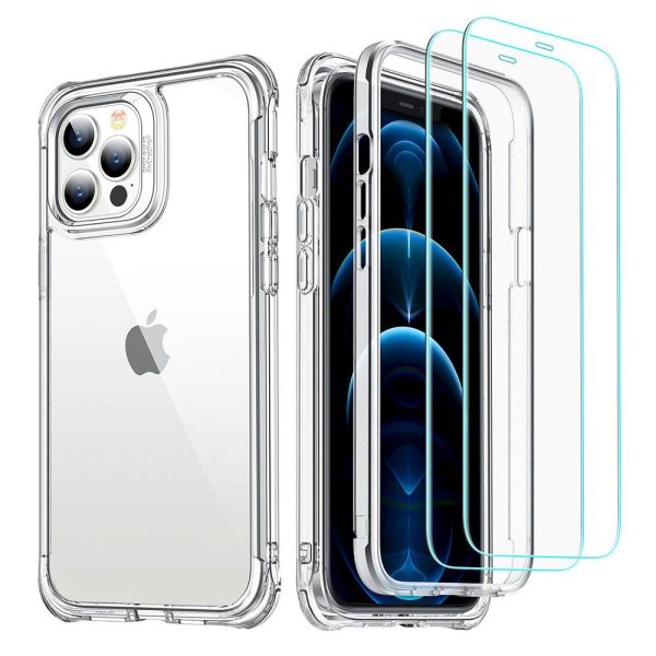 Apple iPhone 12 Pro Max Alliance Tough Case with 2 Tempered Glass by ESR - Clear - Image 5