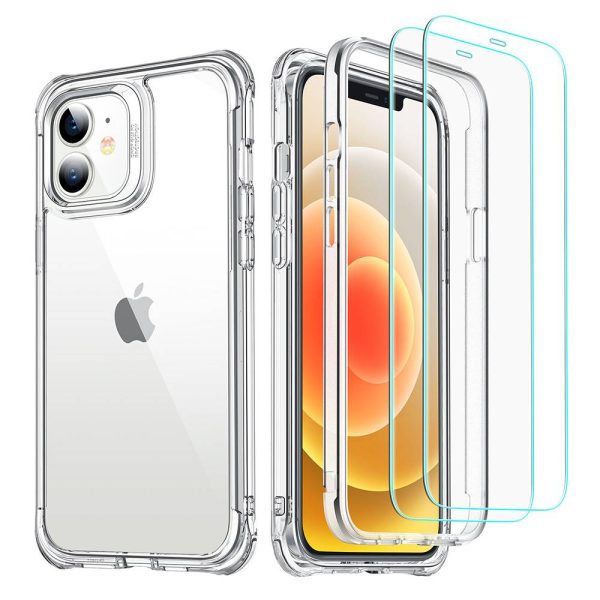 剔透白-主图2 Apple iPhone 12 mini Alliance Tough Case with 2 Tempered Glass by ESR - Clear - Image 5