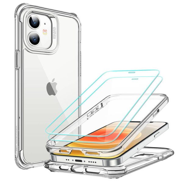 剔透白-主图3 Apple iPhone 12 mini Alliance Tough Case with 2 Tempered Glass by ESR - Clear - Image 2