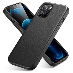 Apple iPhone 12 Pro Max Metro Premium Real Leather Case by ESR - Black - Image 10