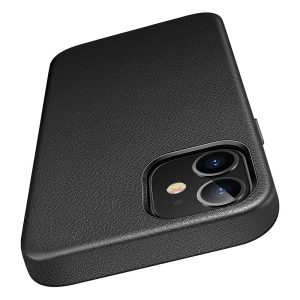 Apple iPhone 12 mini Metro Premium Real Leather Case by ESR - Black - Image 3