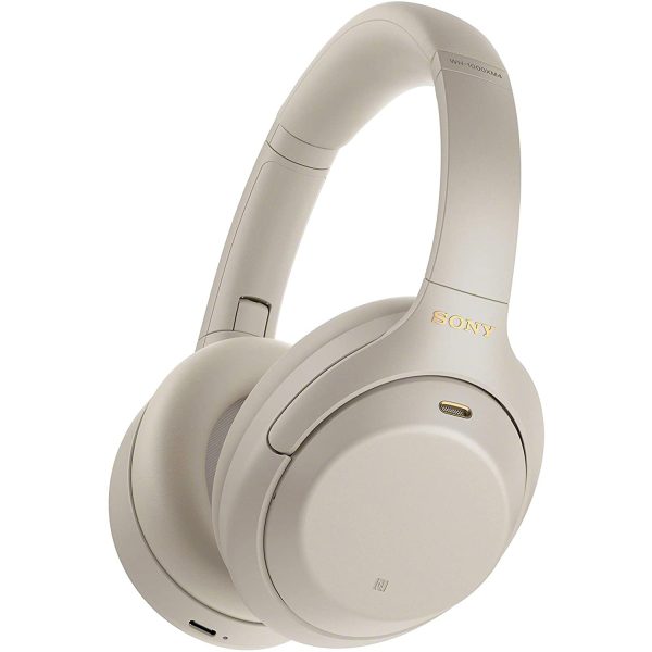 Sony WH-1000XM4 Wireless Industry Leading Noise Canceling Overhead Headphones - Silver - Image 1