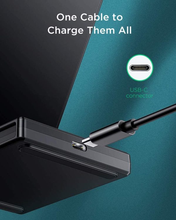 ESR 3 in 1 Wireless Charging Station, 15W for iPhone/AirPods/Apple Watch, Fast Wireless Charging Stand - Image 4