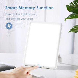 TaoTronics Light Therapy Lamp, Ultra-Thin UV-Free 10000 Lux Therapy Light, Timer Function, Adjustable Brightness for a Happy Life - TT-CL016 - Image 4